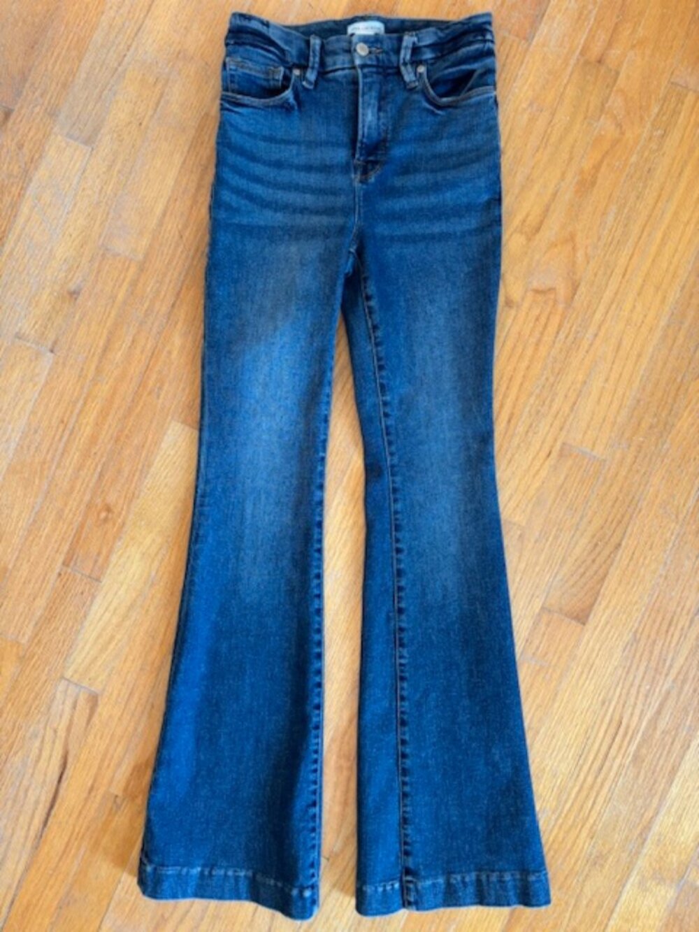 Good American Good Legs Flare Jeans in Indigo 517 Women's Size 2/26